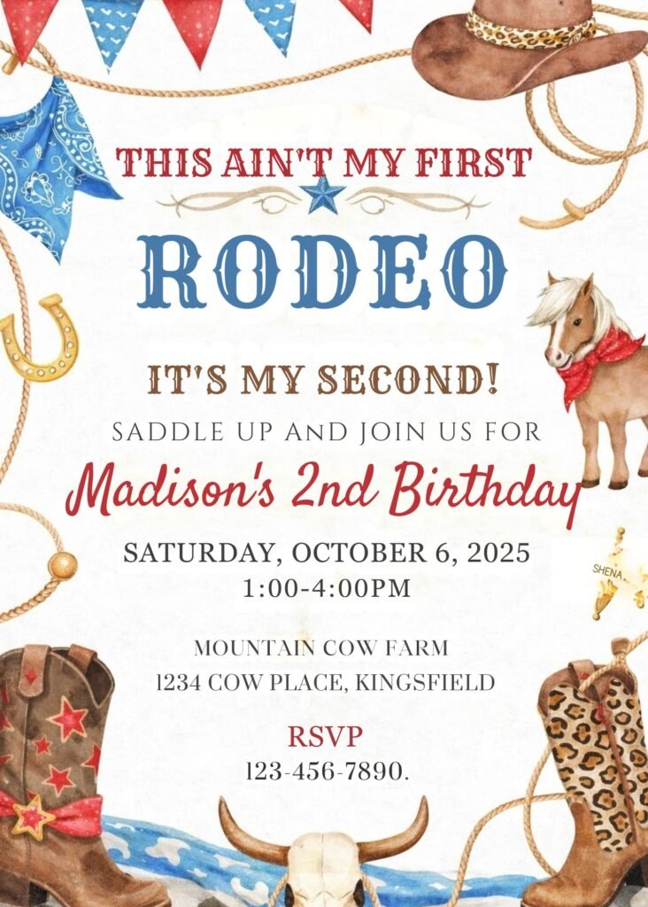 rodeo invite